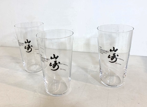 在庫2箱限り！】未使用品 SUNTORY 山崎 ウィスキー グラス うすづくり
