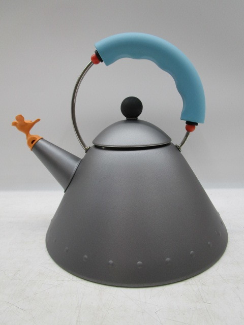 ALESSI ステンレススチール やかん 円錐形 ALESSI 笛吹きケトル やかん