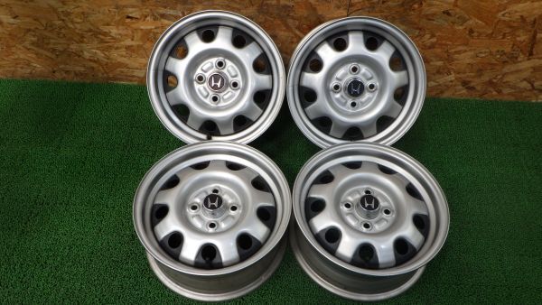 ☆::美品::☆ホンダ純正スチール/鉄ホイール 14x5.5JJ 4穴 100