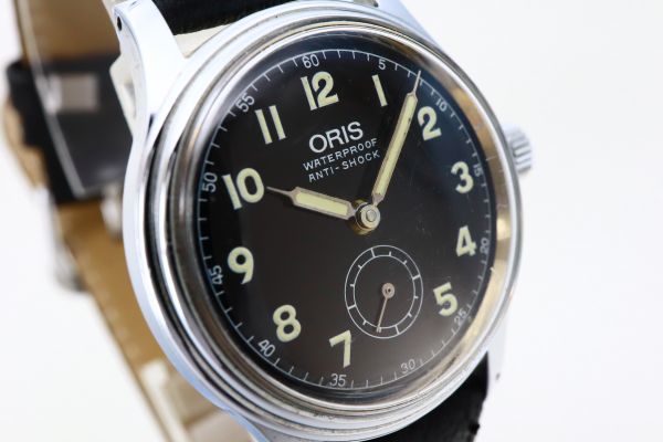 ORIS ANTI-SHOCK 7249 オリス スモセコ 白文字盤 ラウンド 30M 手巻き メンズ腕時計 // A131651 オリス スモセコ ORIS A131651 z17226ORIS ホワイト文字盤
