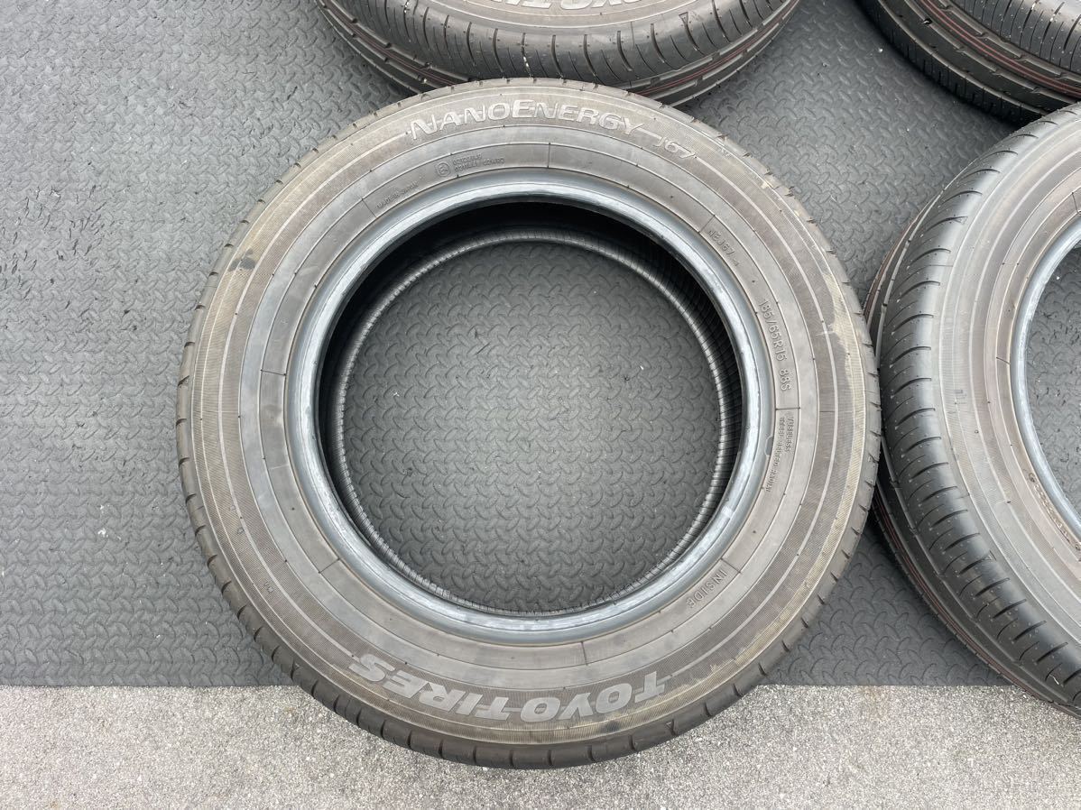 S-1184【極上品】 トーヨータイヤ ナノエナジー J67 185/65R15 88S 4本