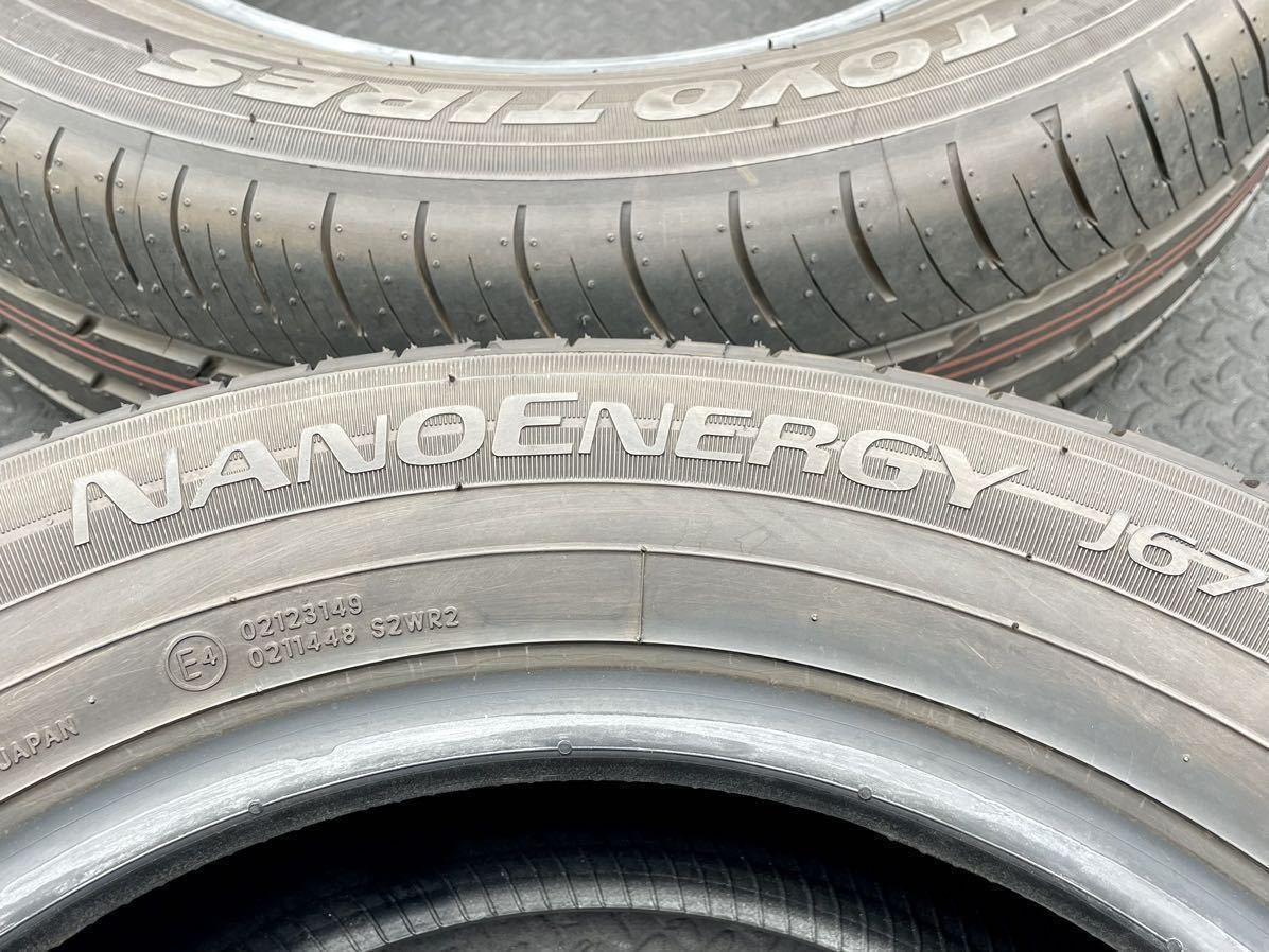 S-1184【極上品】 トーヨータイヤ ナノエナジー J67 185/65R15 88S 4本