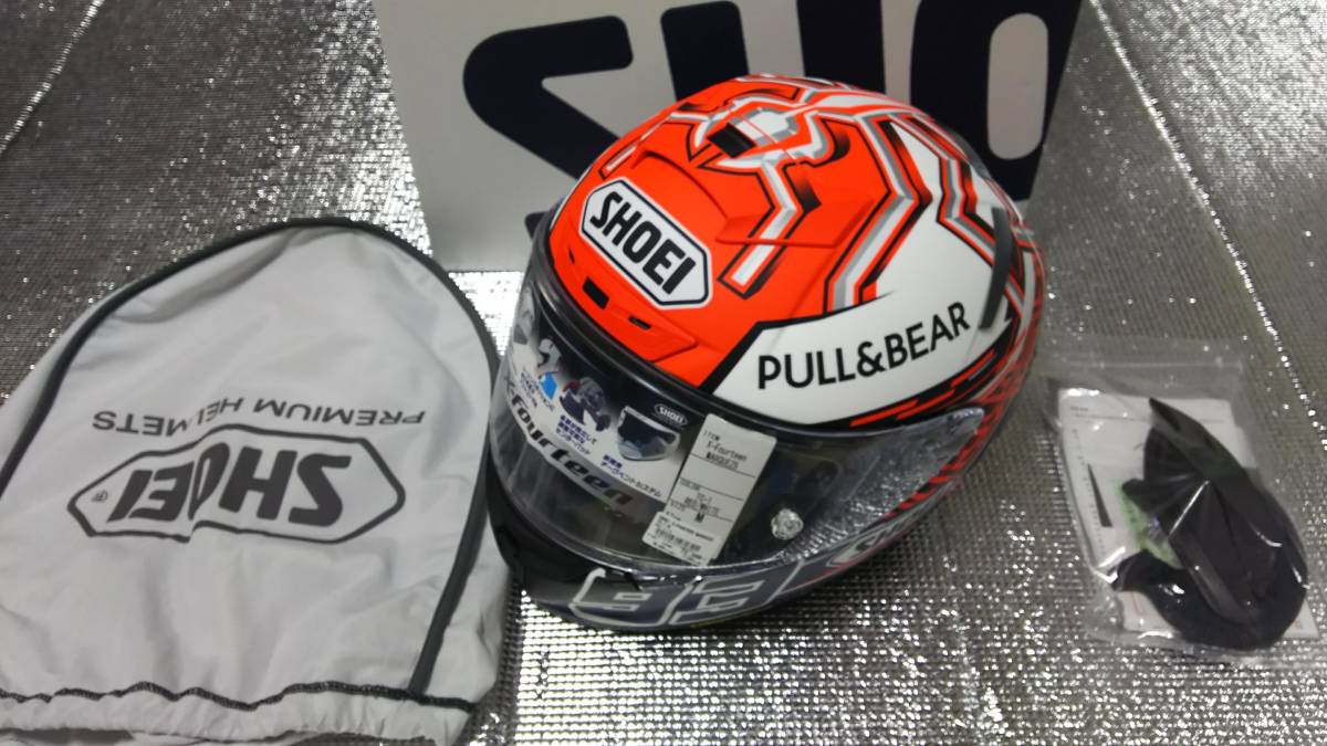 新品未使用 x-fourteen marquez5 MM93 マルケス X-14 SHOEI - 【SEAL 