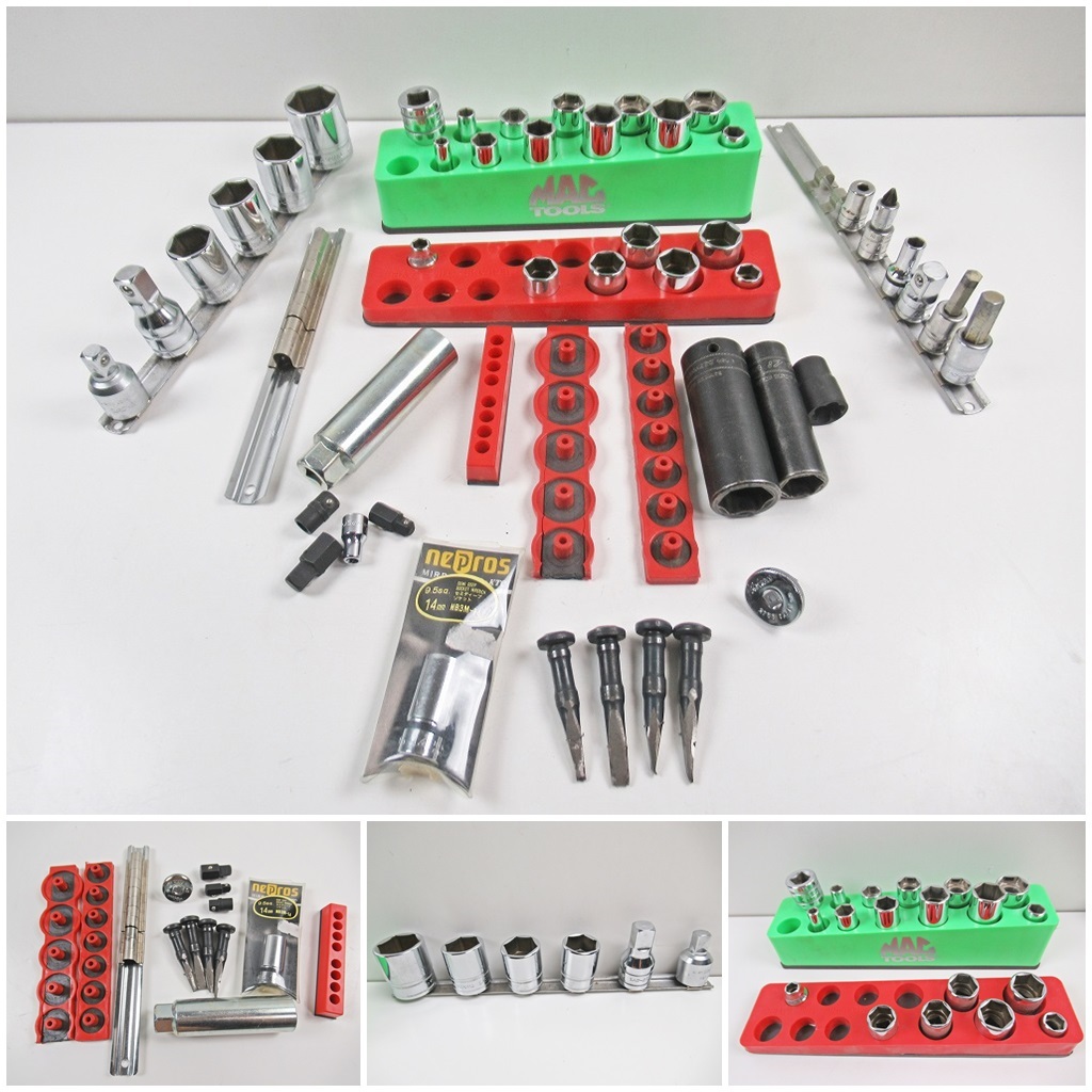 ◆[C57]Snap-on/スナップオン他　ハンドツール　まとめ売り　nepros セミディープソケット　工具　DIY用品