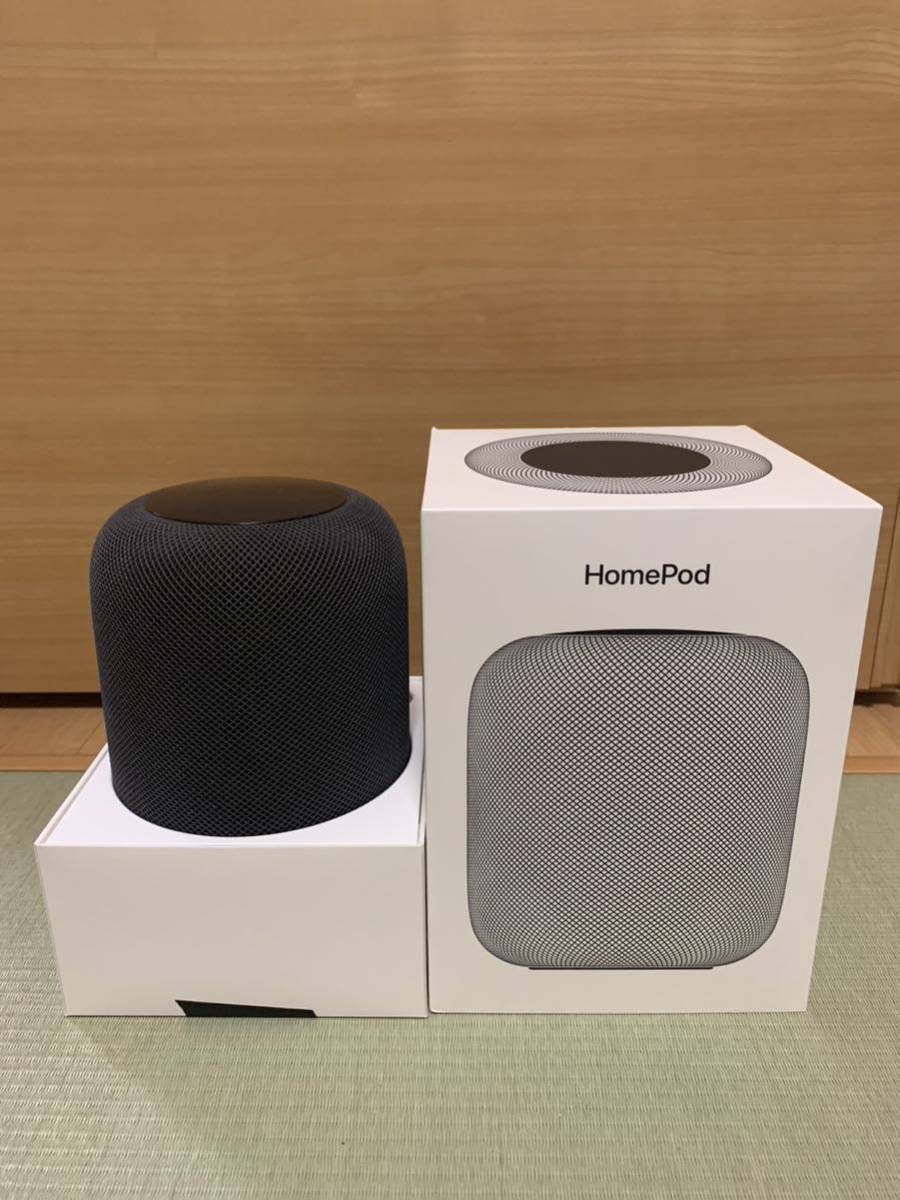 ジャンク】Apple HomePod 初代 スペースグレー スマートスピーカー AI