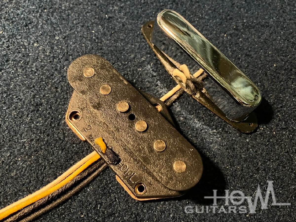HOWL GUITARS Original Pickup ‘55-'56 Telecaster Black Bobbin AlnicoⅡ ”Aged” Set ハウルギターズ手巻きピックアップ[Plain Enamel]