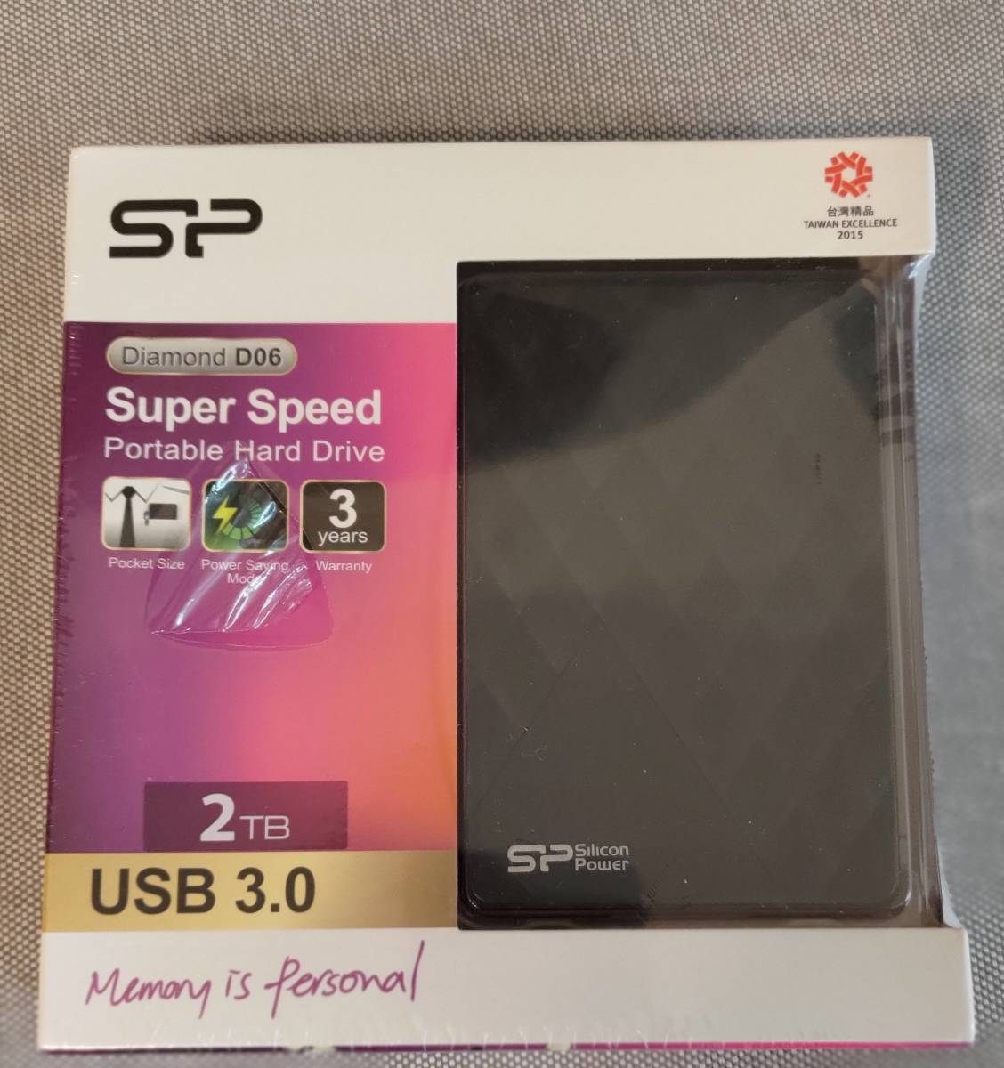 シリコンパワー 2TB USB3.0のポータブルHDD 2TB 2.5インチ ポータブル
