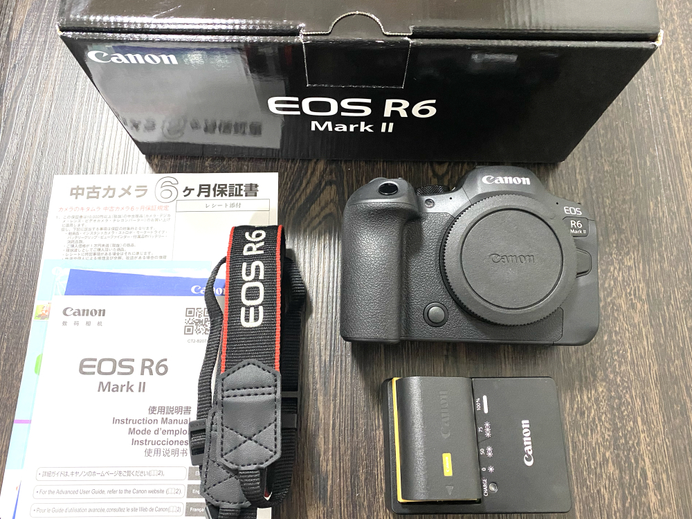 美品 Canon EOS R6 Mark 2 ミラーレス一眼 ボディ 箱あり保証残り約2 