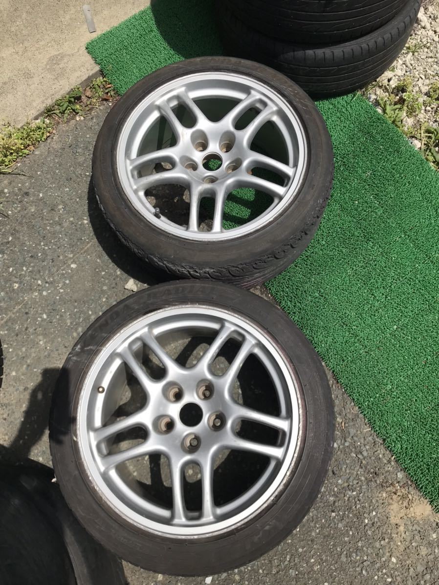 BCNR33 スカイライン GT-R R33 17インチ 9J＋30 純正ホイール 2本セット