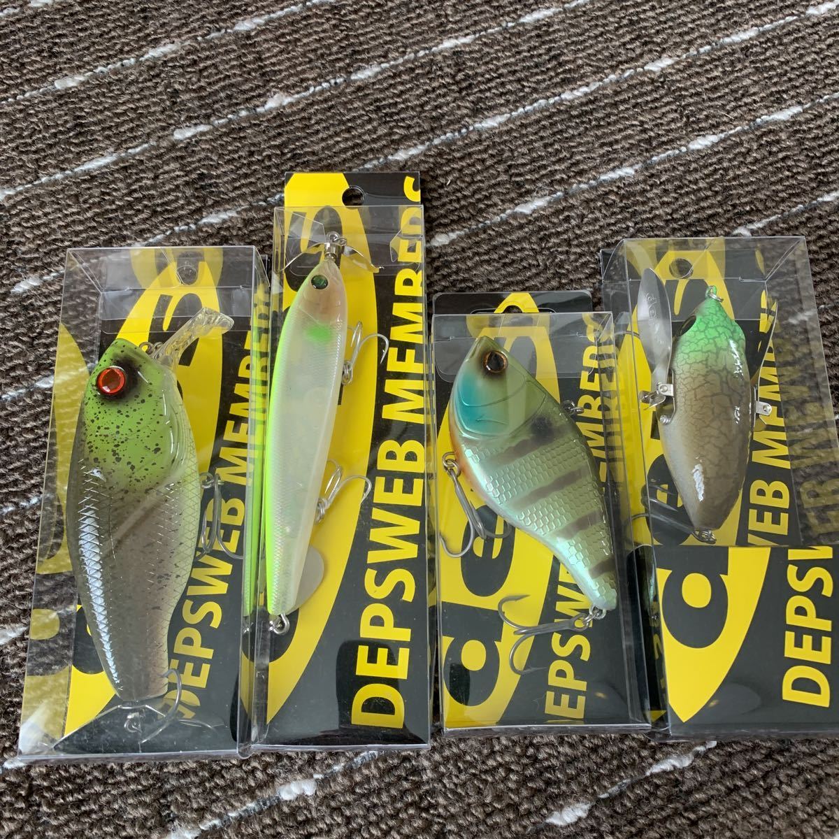 deps デプス - | 新品 webメンバー限定ルアー3点セットの通販 by HP 歴代