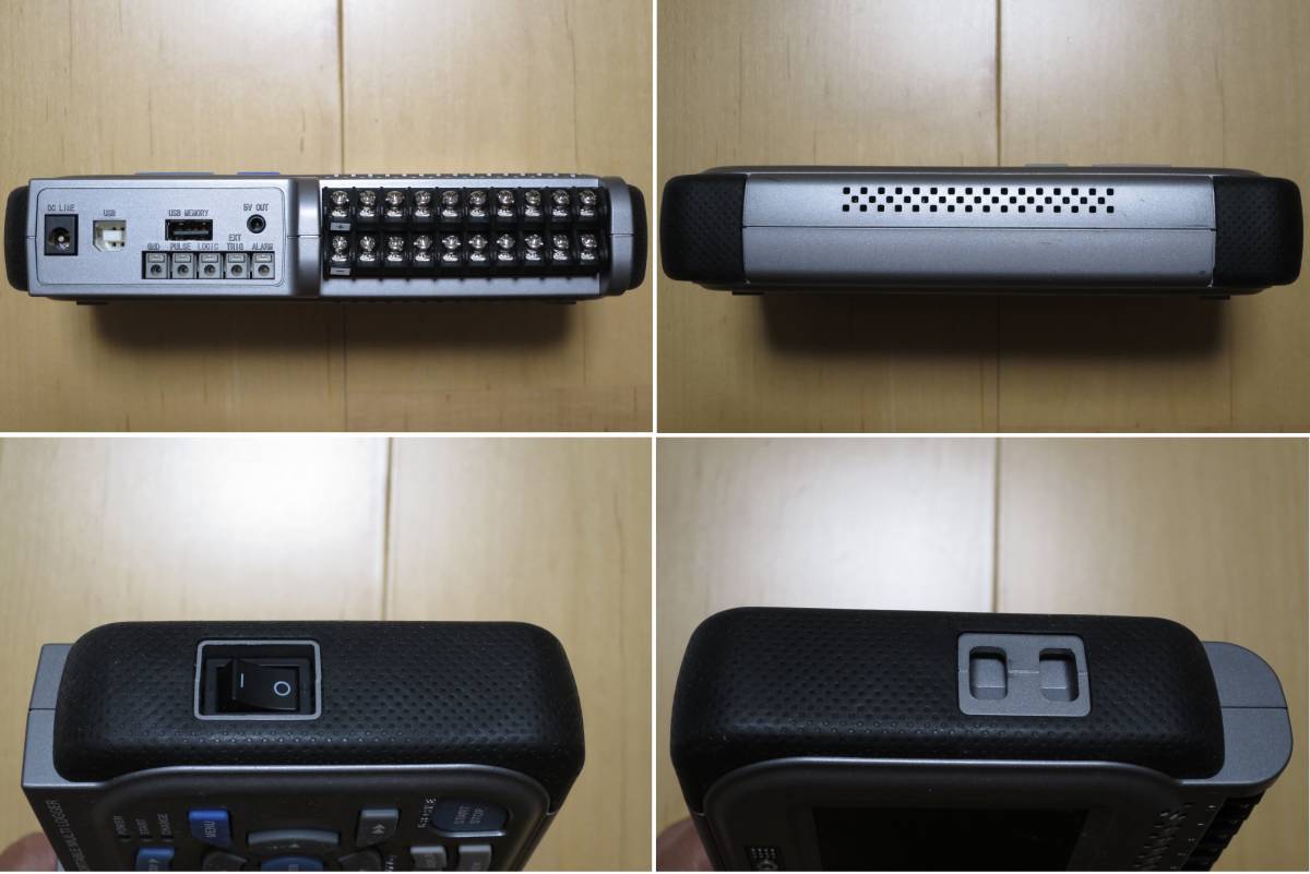 オムロン 10ch ポータブルマルチロガー ZR-RX20 中古動作品 OMRON 
