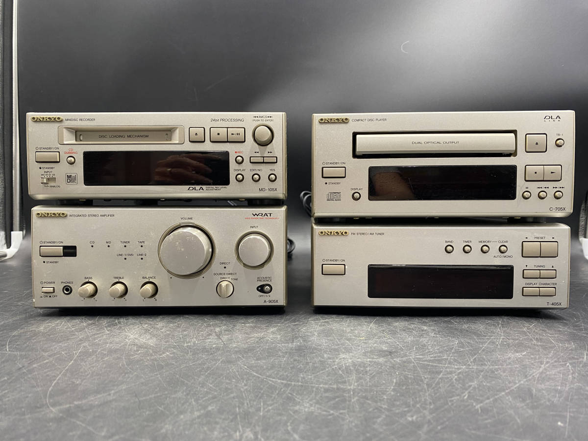 ONKYO/オンキョーコンポ A-905X/T-405X/MD-105X/C-705X