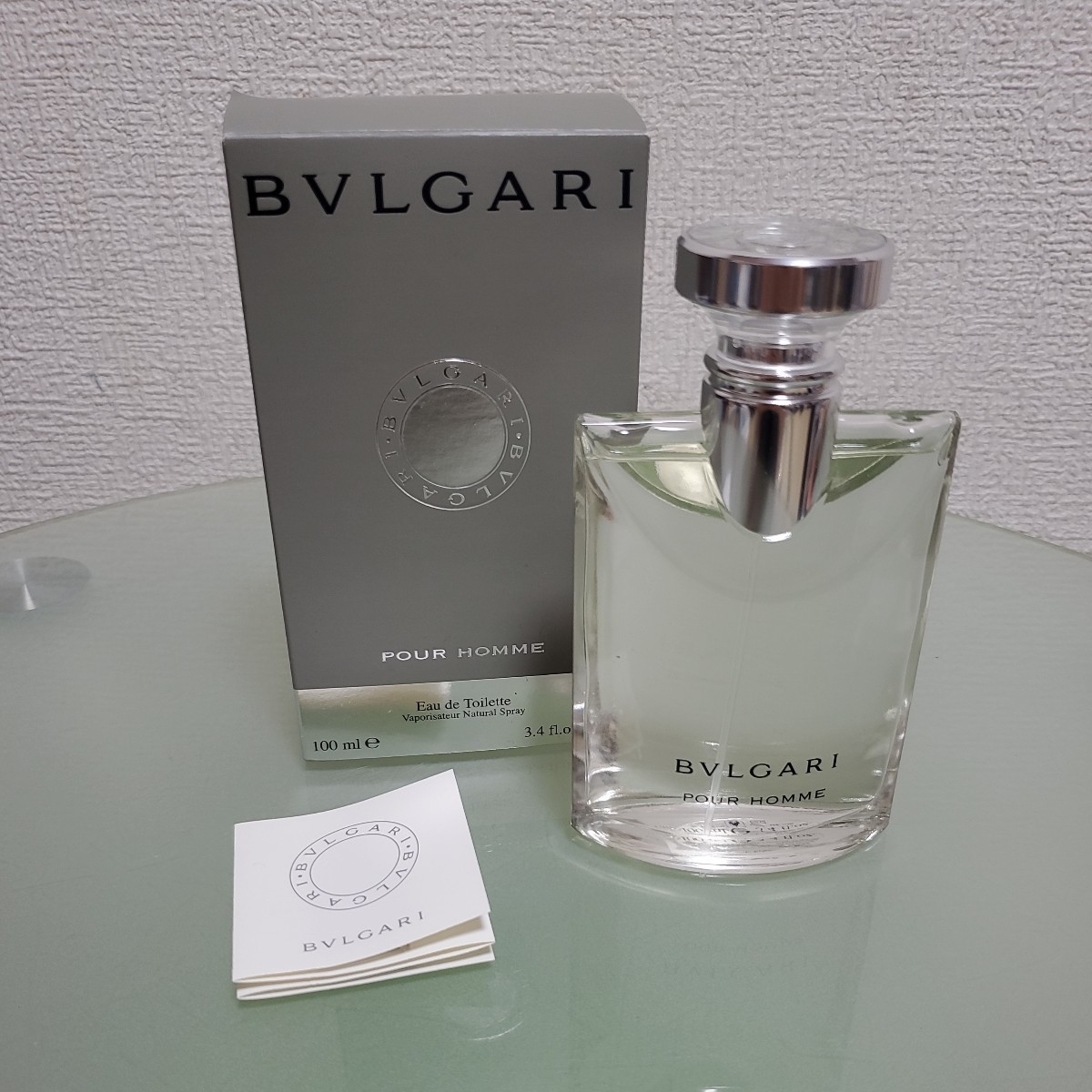 BVLGARIブルガリ POUR HOMME プールオム オードトワレ 香水 100ml イタリア製 箱あり 残量かなりあり ほぼ満タン 人気