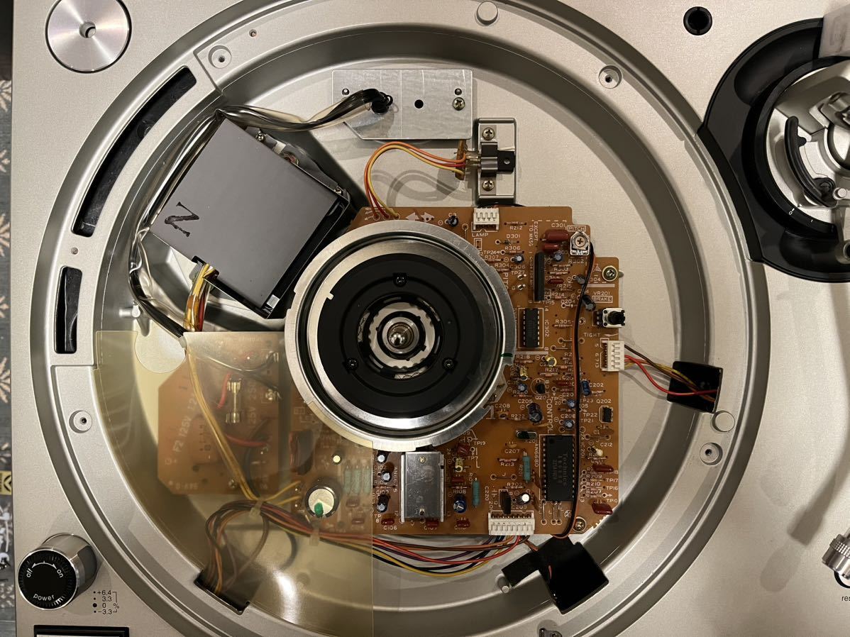 Technics SL-1200 MK5 シルバー ワンオーナー 純正ヘッドシェル 取説 