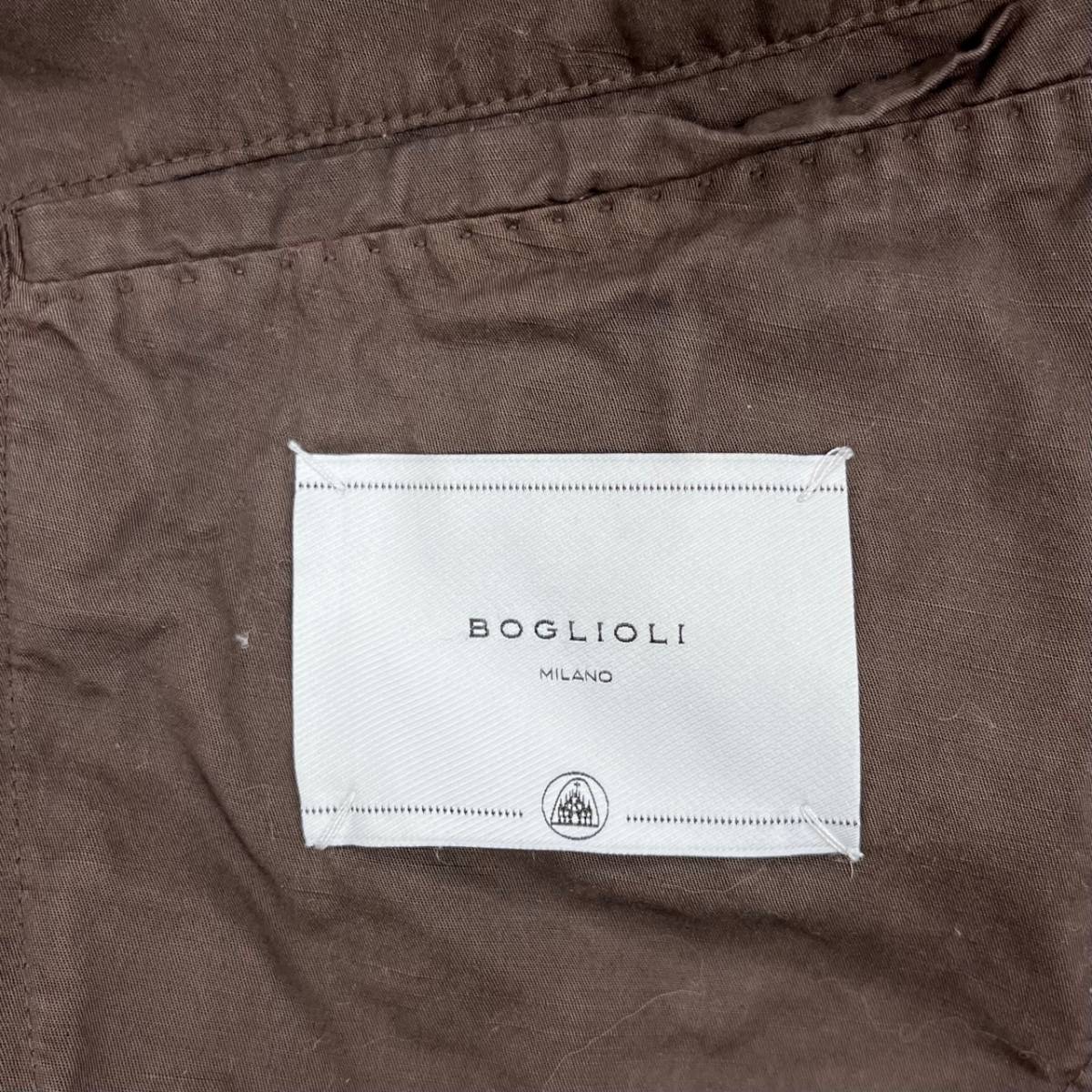 国内正規○ BOGLIOLI K.JACKET コットンリネン テーラードジャケット 