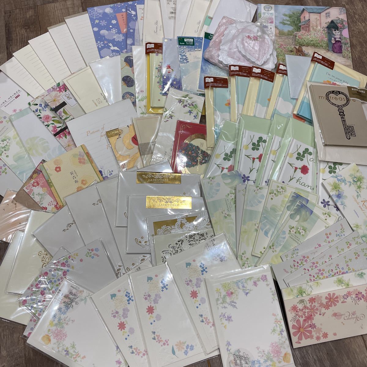 新品 未使用 未開封 レターセット 大量セット まとめて 福袋 封筒  