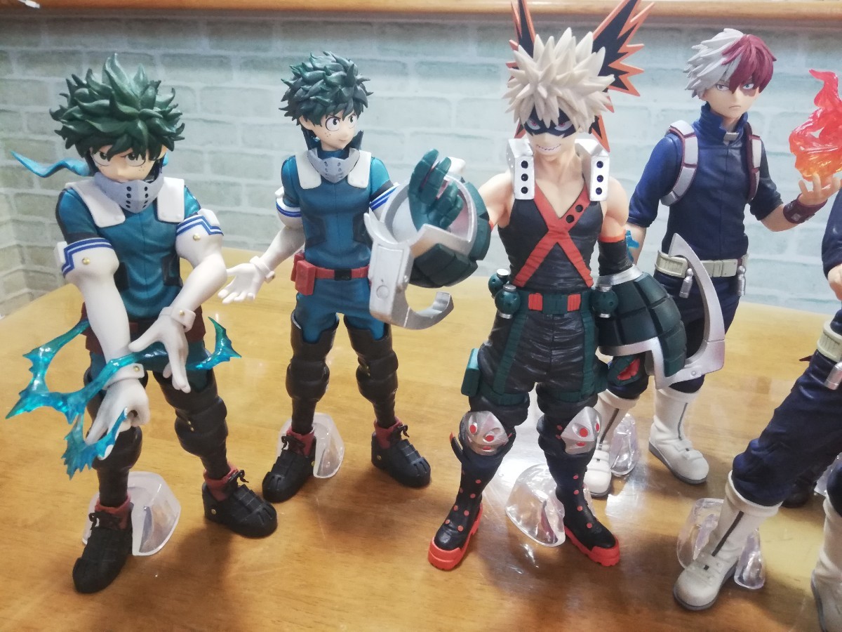 一番くじ 僕のヒーローアカデミア 緑谷出久×2 轟焦凍×2 爆豪勝己 切島 
