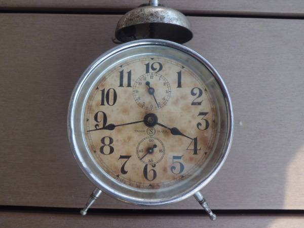 お爺さんの時計その122 超貴重大正中期 SEIKOSHA へそ目 目覚し