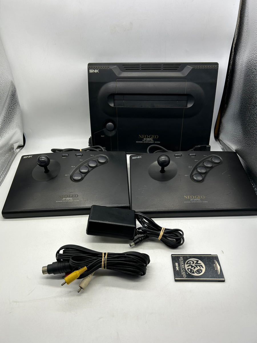 NEOGEO SNK 本体 NEO-0 MAX 330 MEGA PRO-GEAR SPEC ネオジオ メモリーカード ゲーム機本体 現状品 懐かし ゲーム レトロ まとめ売り001