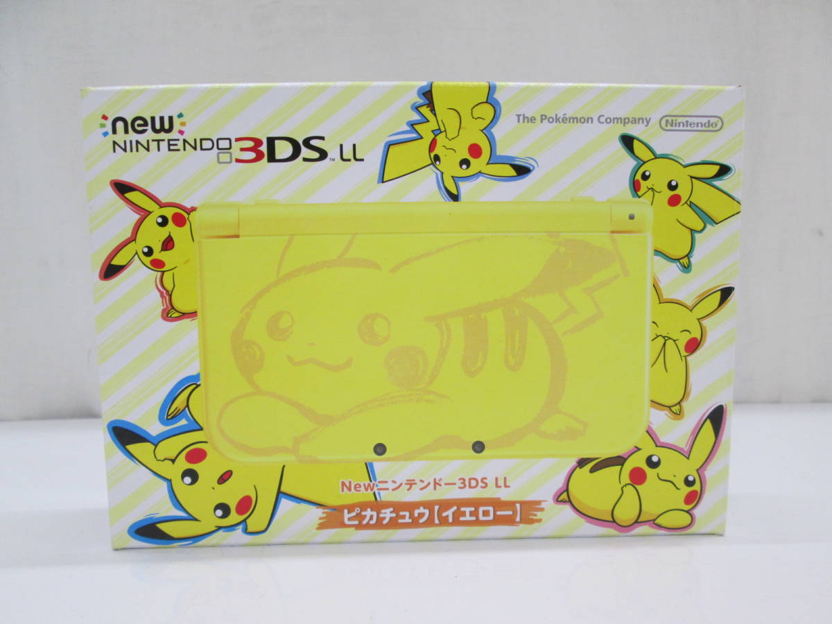 G0508-14A/ 動作OK New ニンテンドー 3DS LL ポケットモンスター ピカチュウ イエロー RED-001 本体