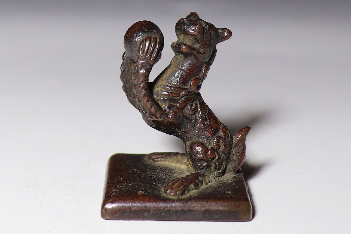 古銅 獅子印鑑 文房具 桃書道文房具：古銅印糸印 公式通販 マーケット PAY : 其の29 其の