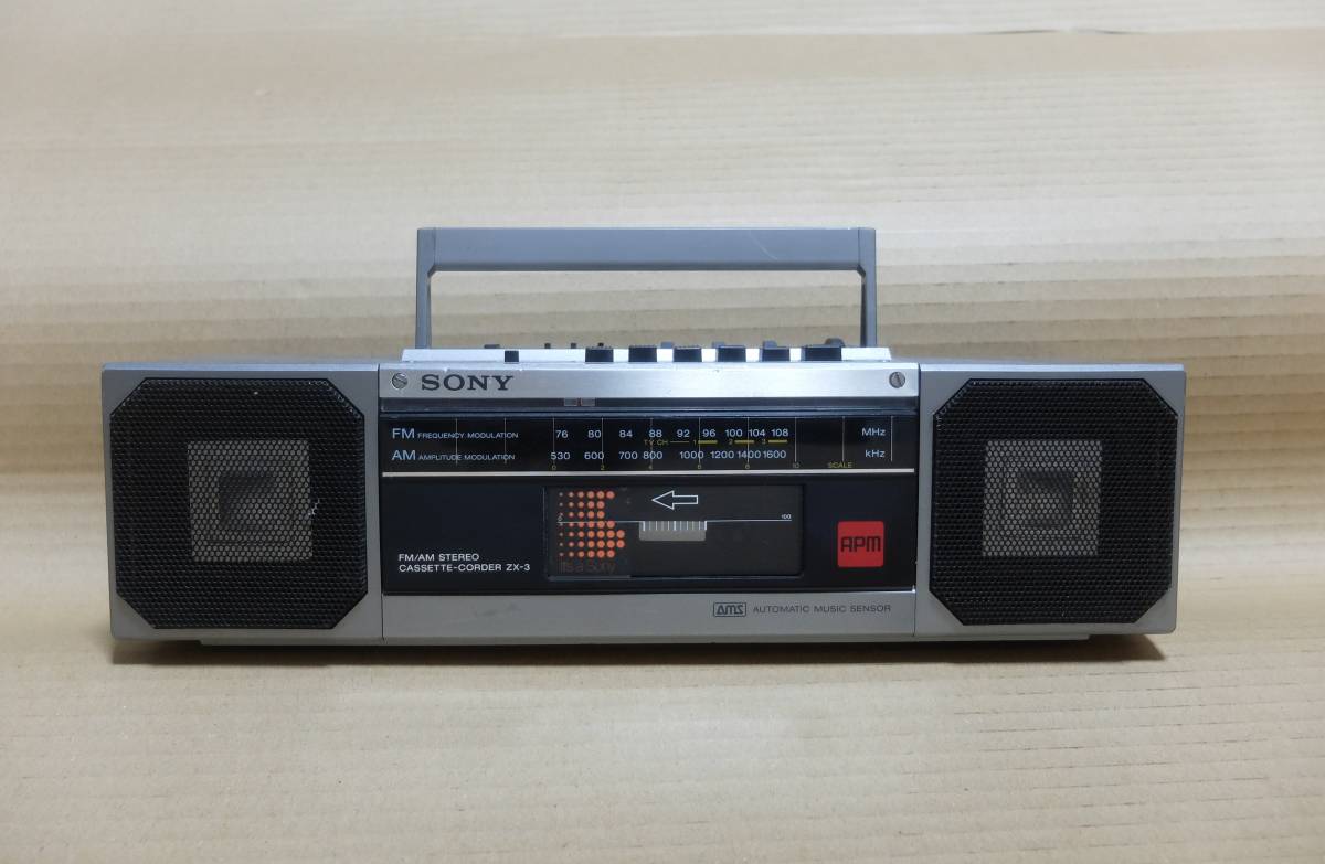 SONYソニー ZX-3 ラジカセ USED難有ジャンク品 -「sony Yahoo