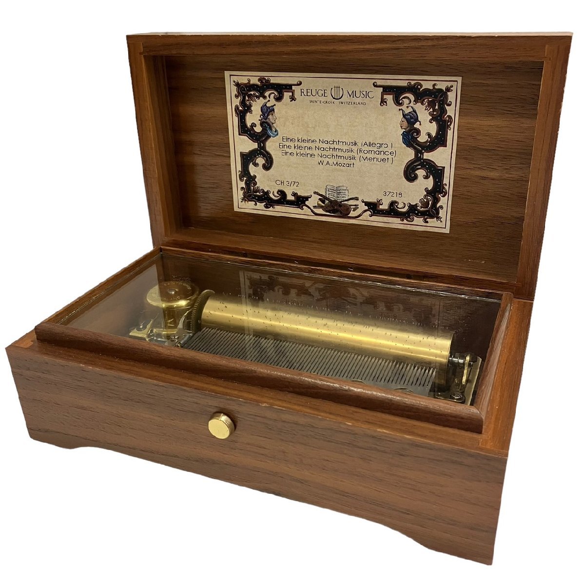 ☆REUGE リュージュ オルゴール アイネクライネナハトムジーク 3曲調 W.A.モーツァルト CH3/72 72弁