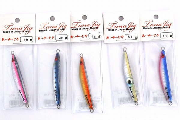 □タナジグ あいやージグ 40g 5個セット タナジグ - あいや〜ジグ40g 全