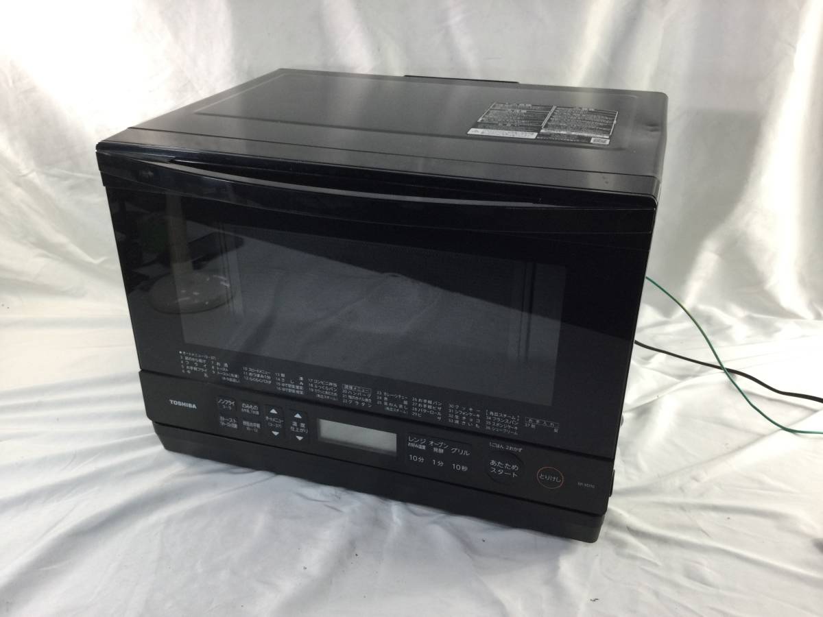 【636】2023.5.11.80 ジャンク品 東芝 石窯ドーム 過熱水蒸気オーブンレンジ ER-XD70 22年製 TOSHIBA
