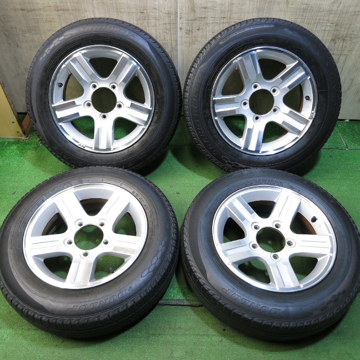 4本価格★スズキ ジムニー 純正 175/80R16 ダンロップ グラントレック PT3 16インチ PCD139.7/5H★