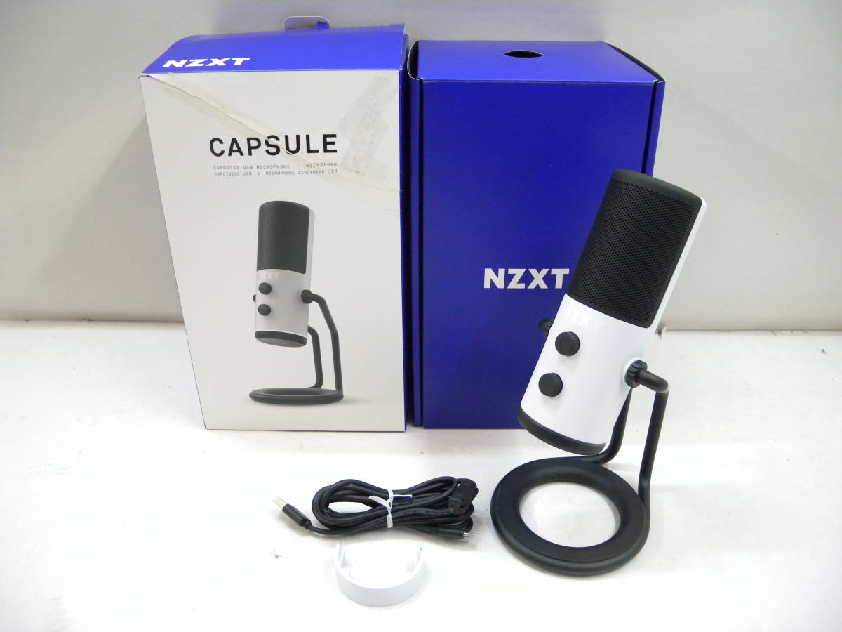NZXT Capsule CAPSULE Microphone USB AP-WUMIC-W1 | USBマイク AP 