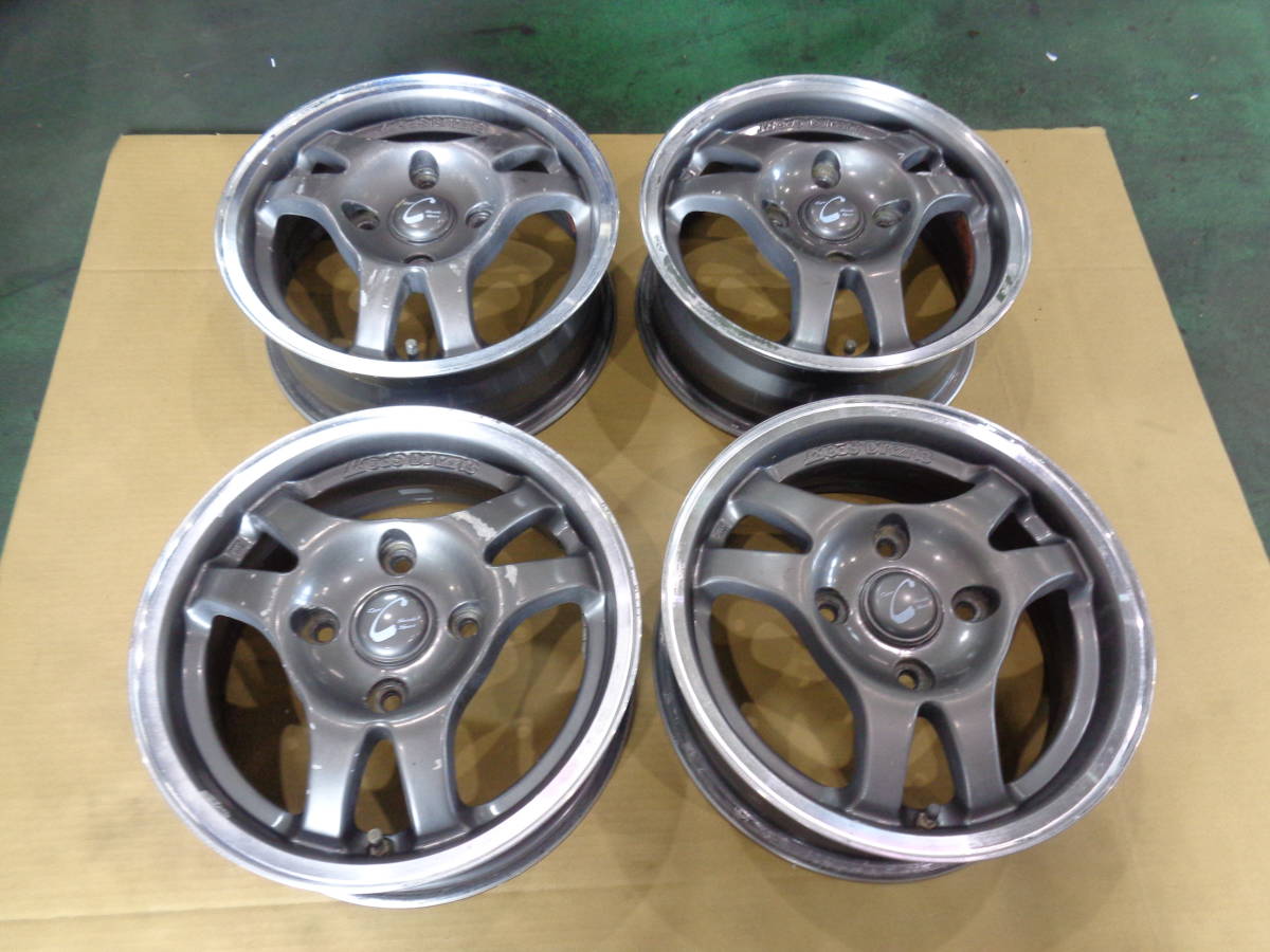 ふ*た様 [希少]カプチーノホイール　スズキスポーツ 14インチ　４本セット スズキスポーツ タイプC 14×5.5JJ +45 PCD114.3-4H 中古 4本