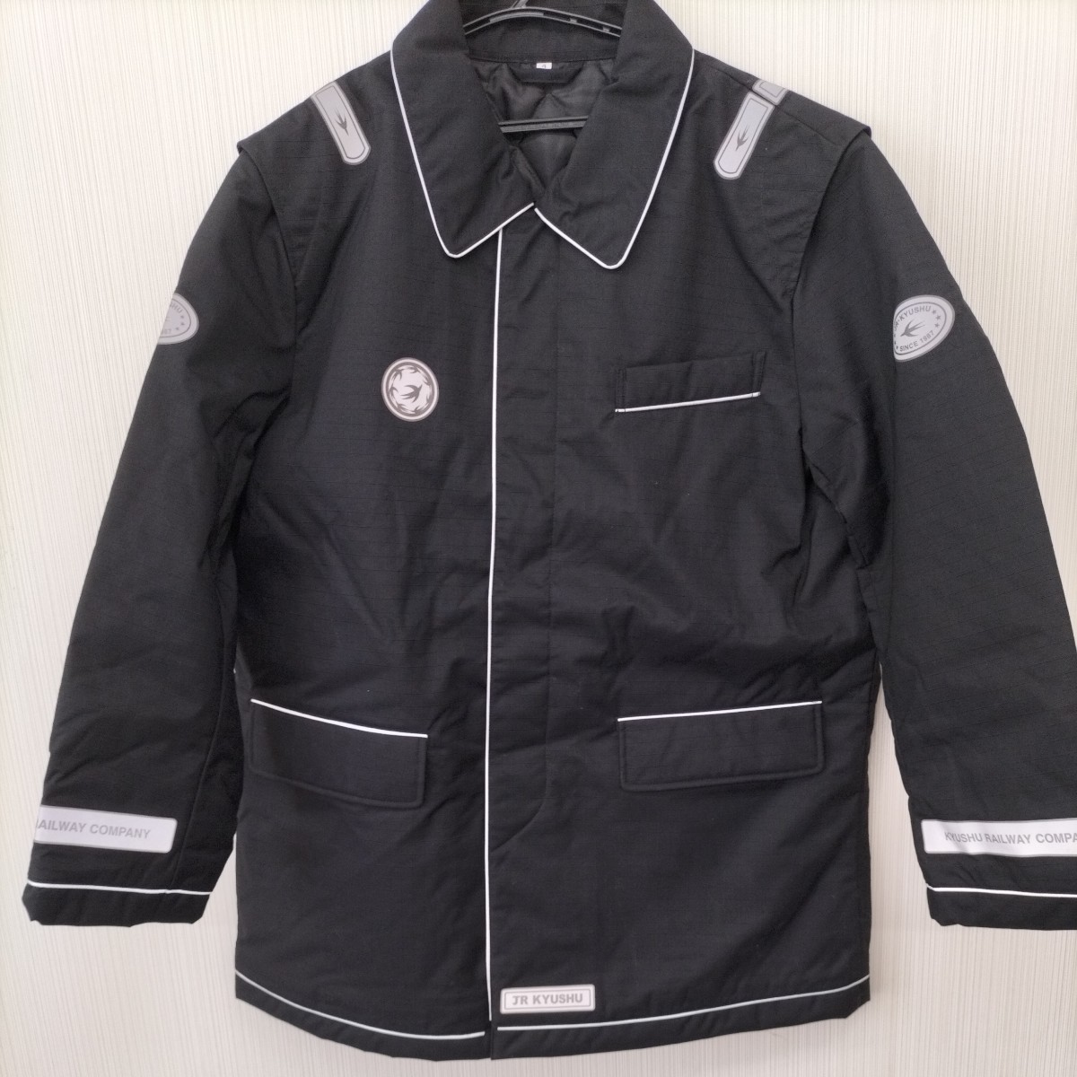 防寒着 ジャケット 色 ブラック サイズ4号 縦(着丈)83cm 横(着幅)57cm 全国 即日発送 希少品 鉄道グッズ コレクター商品