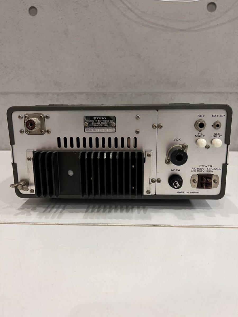 TRIO（トリオ）TS-600 6m(50MHZ帯）オールモードトランシーバー