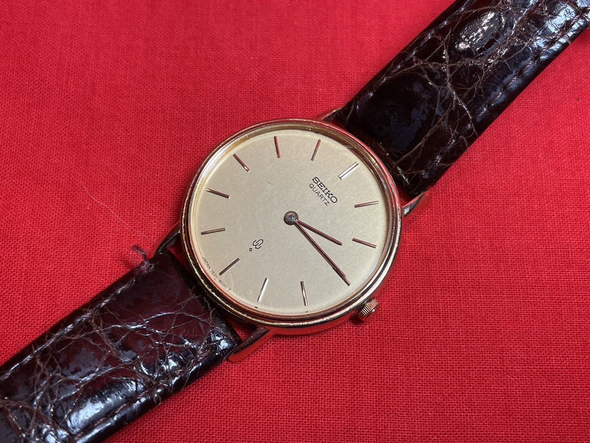 セイコー Yahoo!オークション - 14K 7820-8040 Seiko Gold SEIKO 無垢 