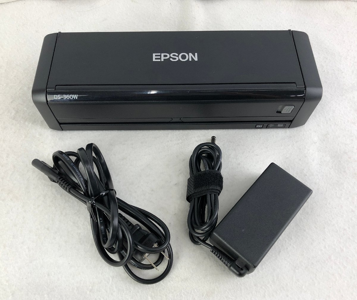 DS-360W スキャナー EPSON ブラック エプソン ⁄Wi-Fi／USB] [A4サイズ 