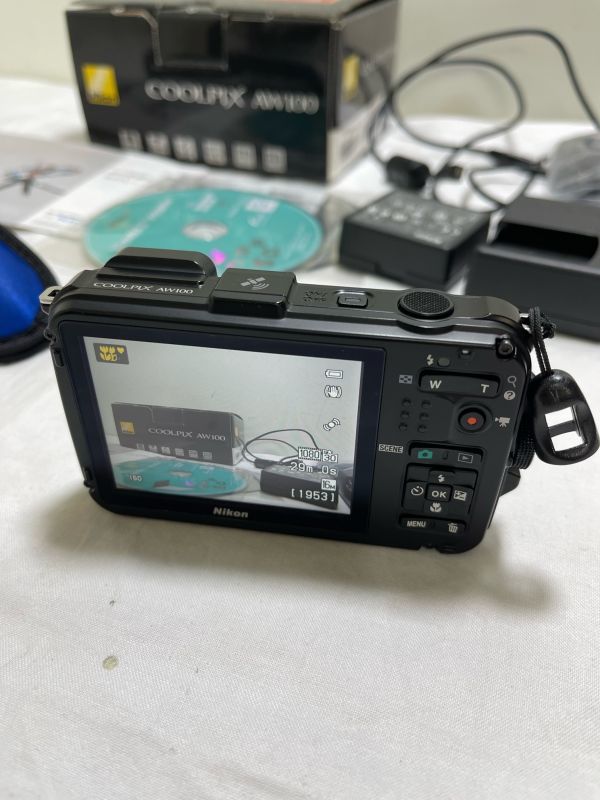 ♯【NIKON】ニコン COOLPIX AW100 防水カメラ デジタルコンパクト
