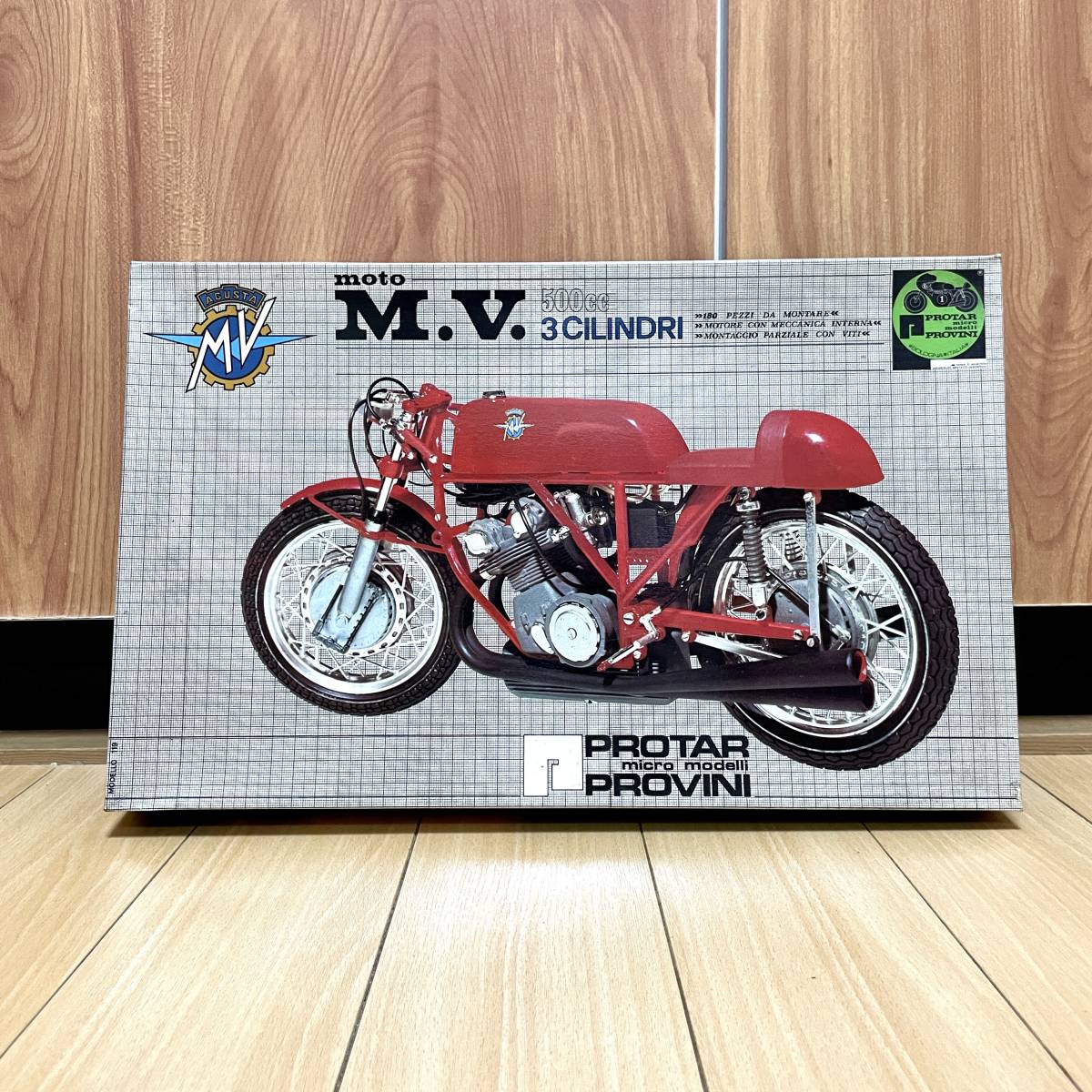 未組立】PROTAR moto MV 500CC 3CILINDRI 1/9 プロター MVアグスタ