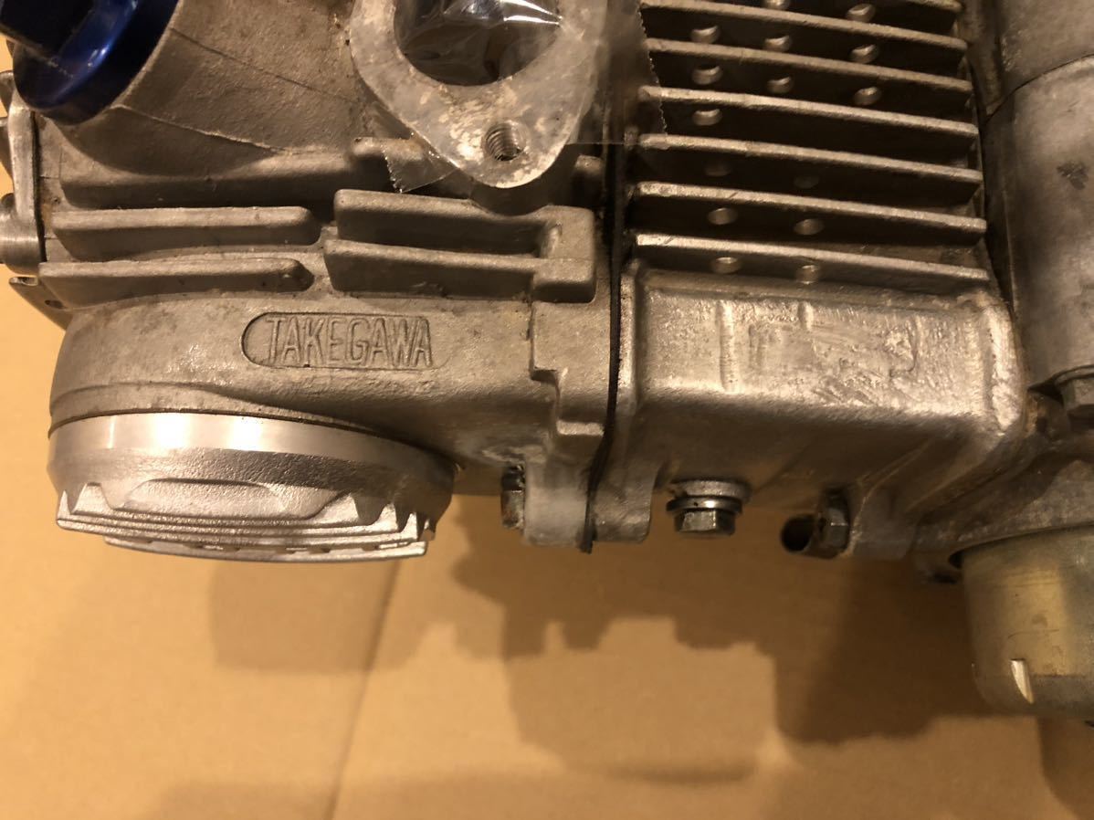 モンキー 6vエンジン 88cc武川旧Rステージ 実動外し オイルキャッチ