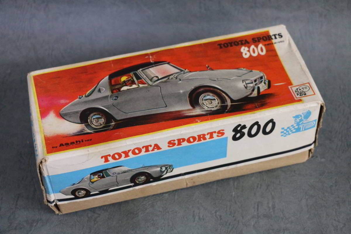 1円スタート 【ブリキ】ATC アサヒト―イ トヨタスポーツ 800 元箱付 