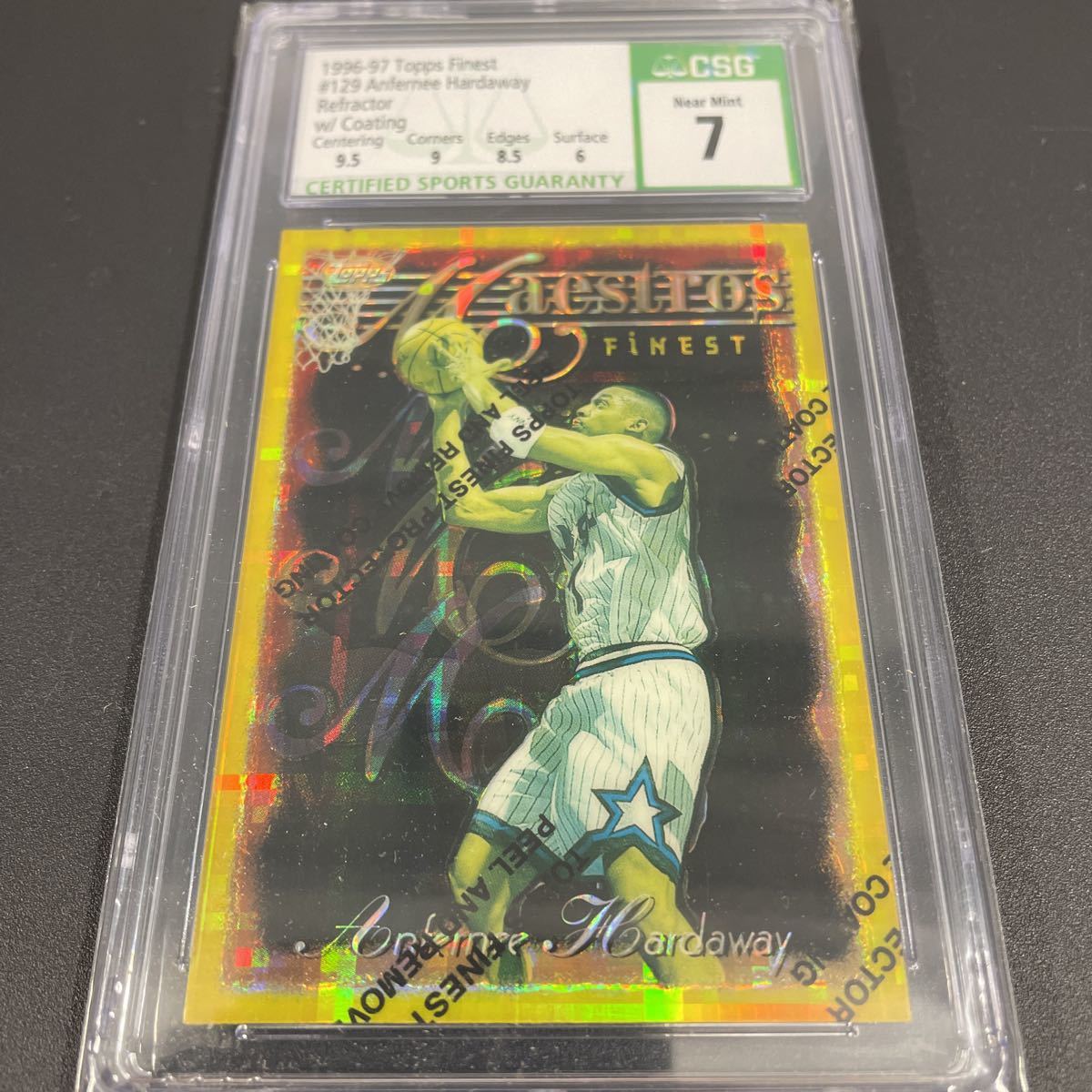 セール，正規品 1996-97 topps finest #129 ANFERNEE HARDAWAY gold refractor NBAカード(バスケットボール)｜売買されたオークション情報、yahooの商品情報をアーカイブ公開 - オークファン その他