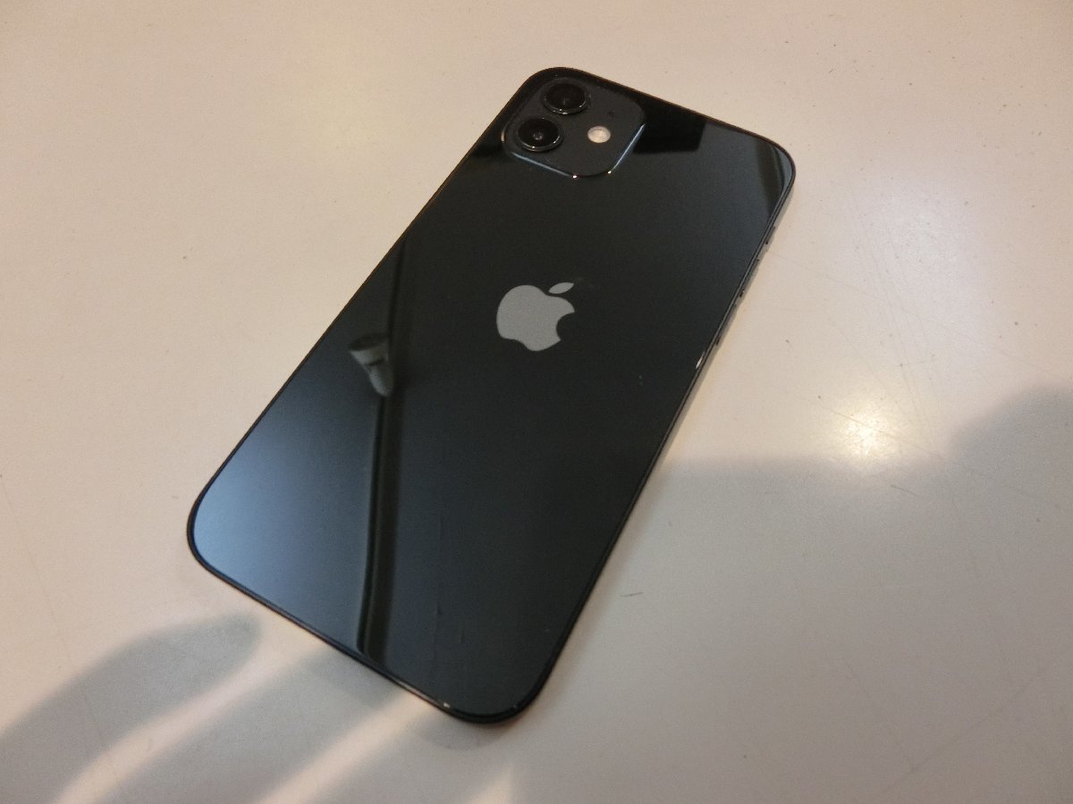 お得，新作 SIMフリー☆Apple iPhone12 128GB ブラック 美品 本体のみ☆