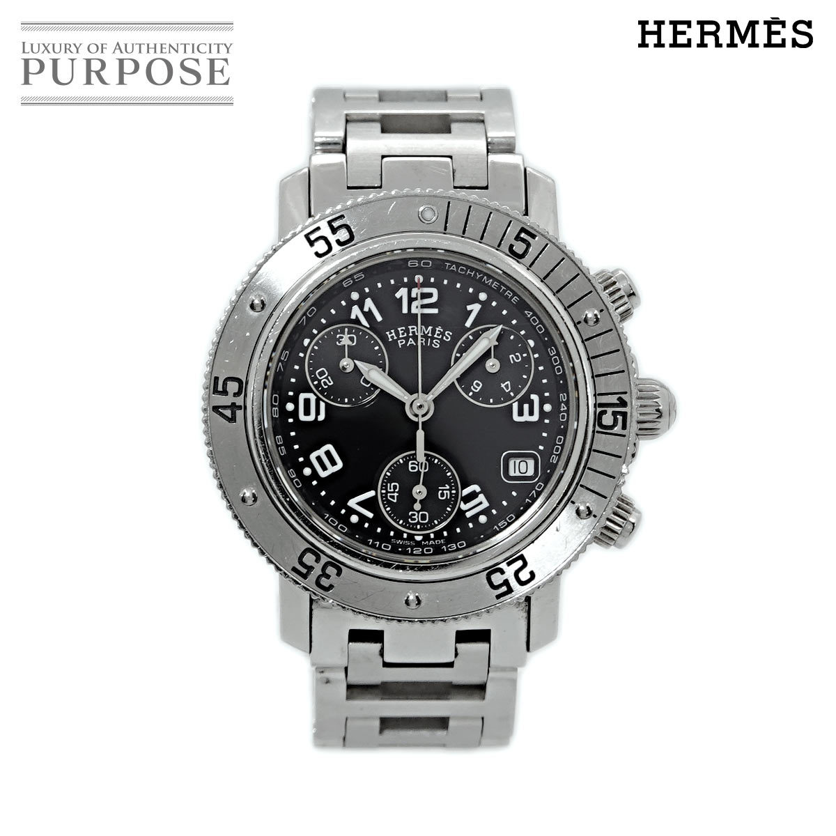 エルメス HERMES クリッパー ダイバー クロノグラフ CL2 310