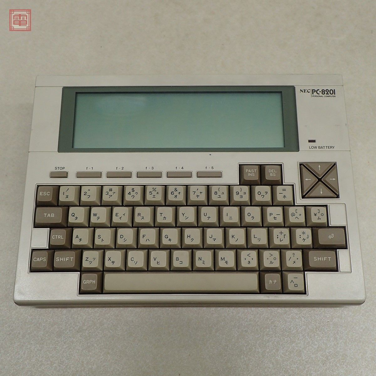 PC-8201 - NEC 本体 Yahoo!オークション NECが試みたハンドヘルドPC