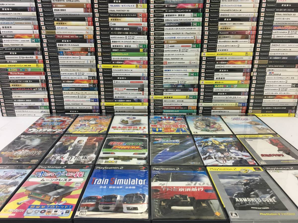 ★☆Y122 PS2 プレステ2 ソフト 大量 300本 まとめ売り Train Simulator 京成・都営浅草・京急線・京浜急行 電車でGO!FINAL ムーンクレスタ
