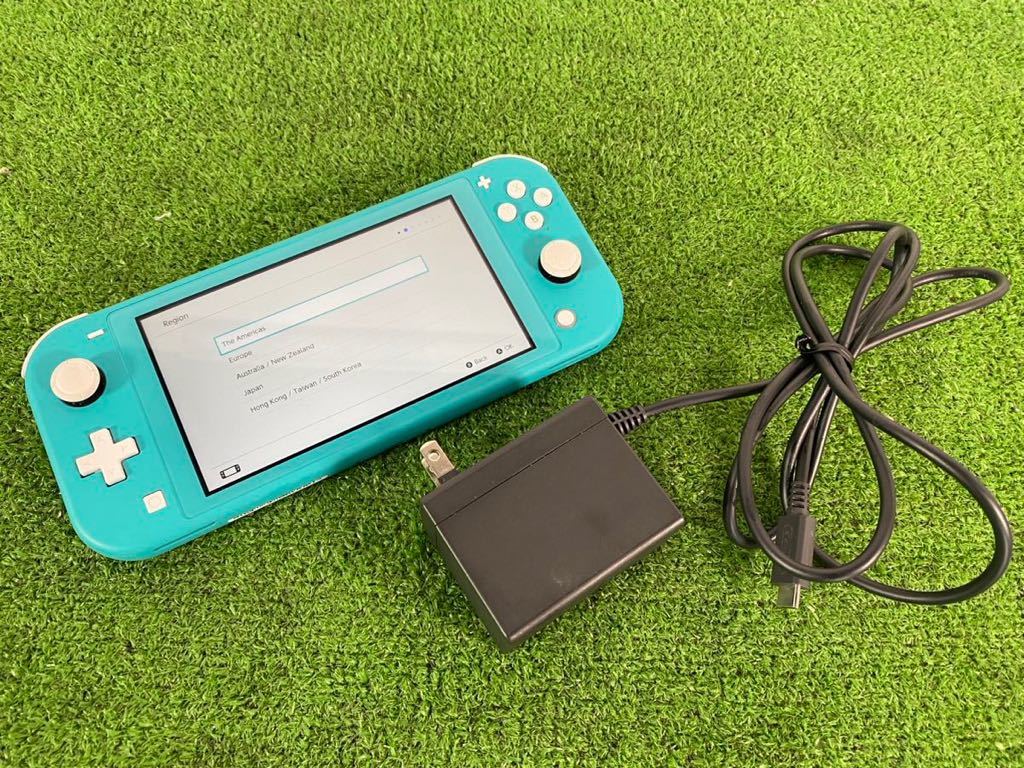 初期化済み 初期動作のみ確認済み Nintendo Switch Lite ターコイズ