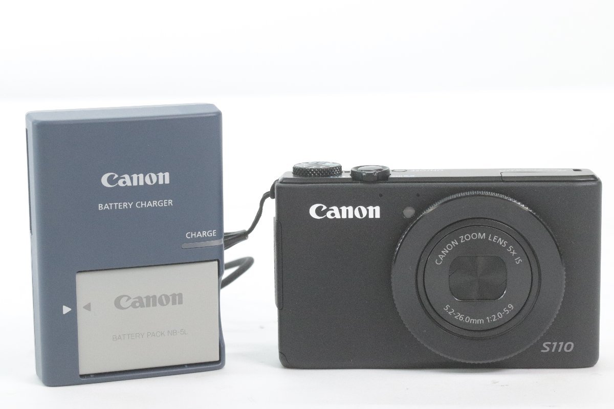 CANON キャノン S110 POWER SHOT S110 ZOOM LENS 5× IS 5.2-26.0mm F2.0-