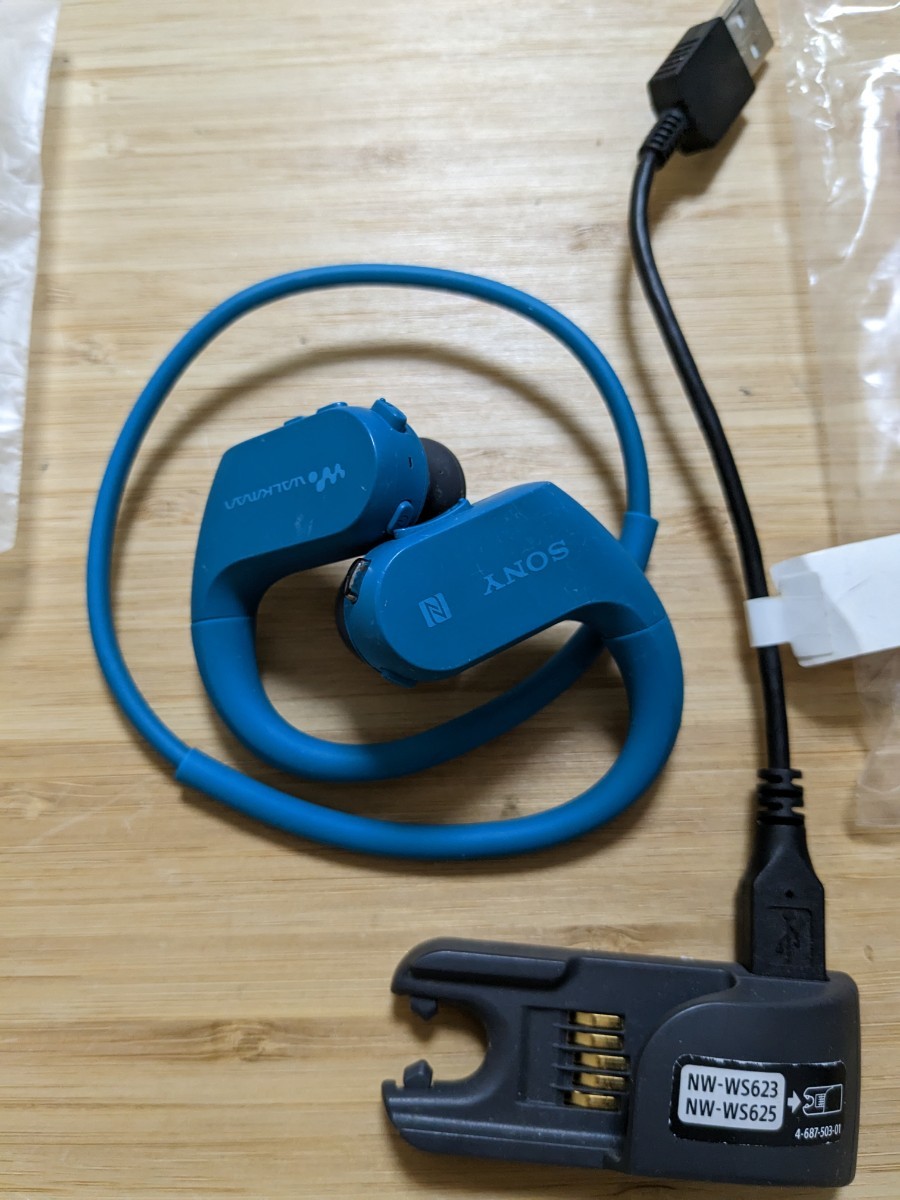 オーディオ機器 SONY NW-WS623 青