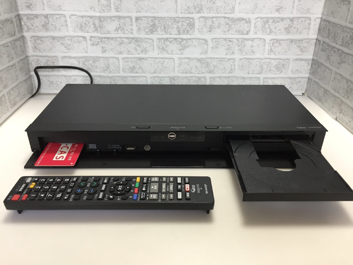 SHARP BDレコーダー 2019年製 2B-C05BW1 中古品9519 2B-C05BW1