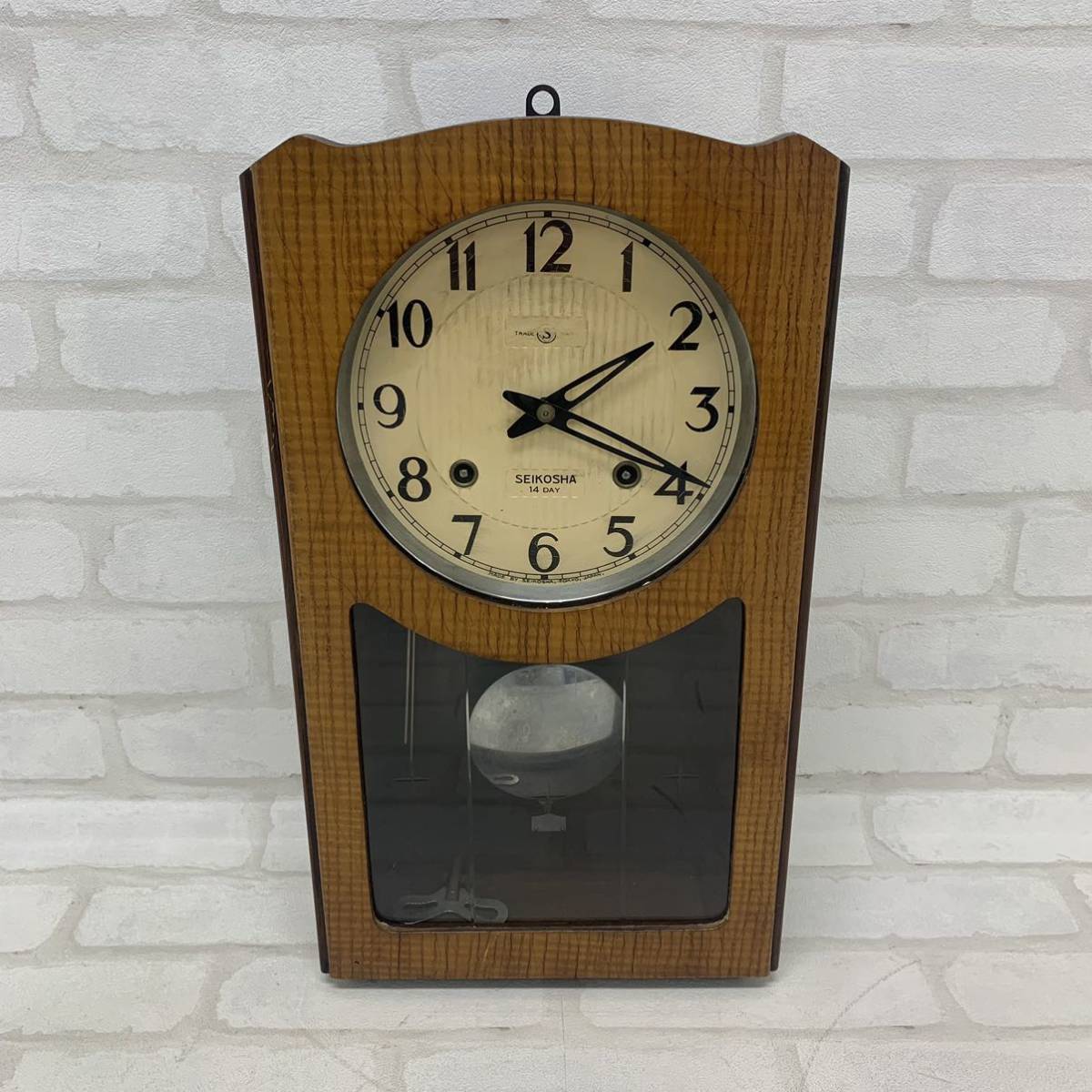インテリア小物 昭和 SPECIAL CLOCK 木製振り子時計 ボンボン時計
